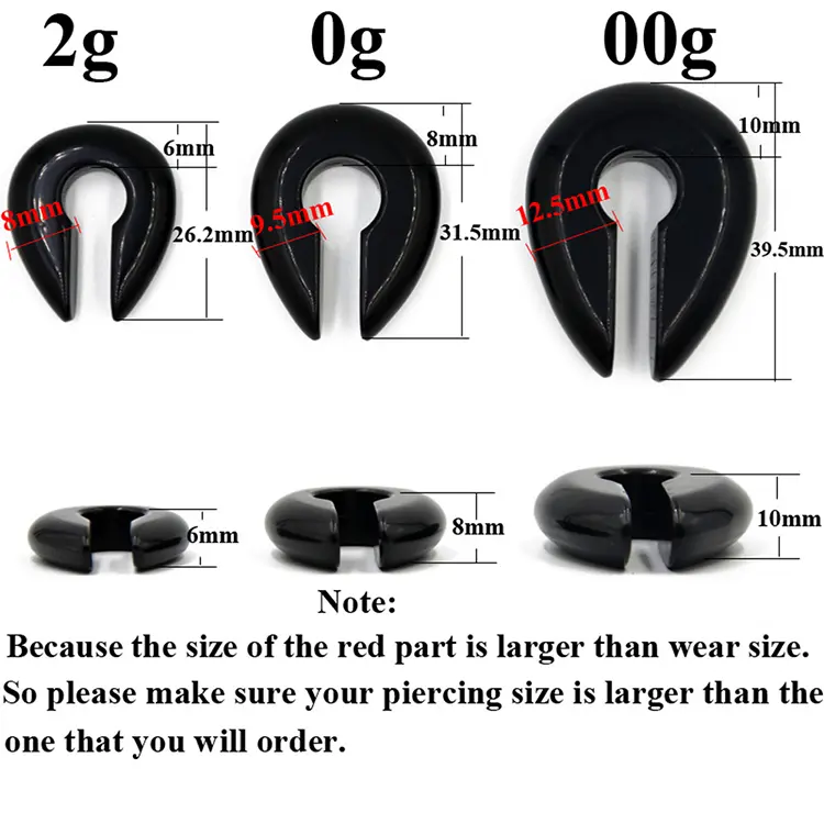 Popular And Fashionable Heart Shaped Water Drop Stone Ear Piercing Jewelry