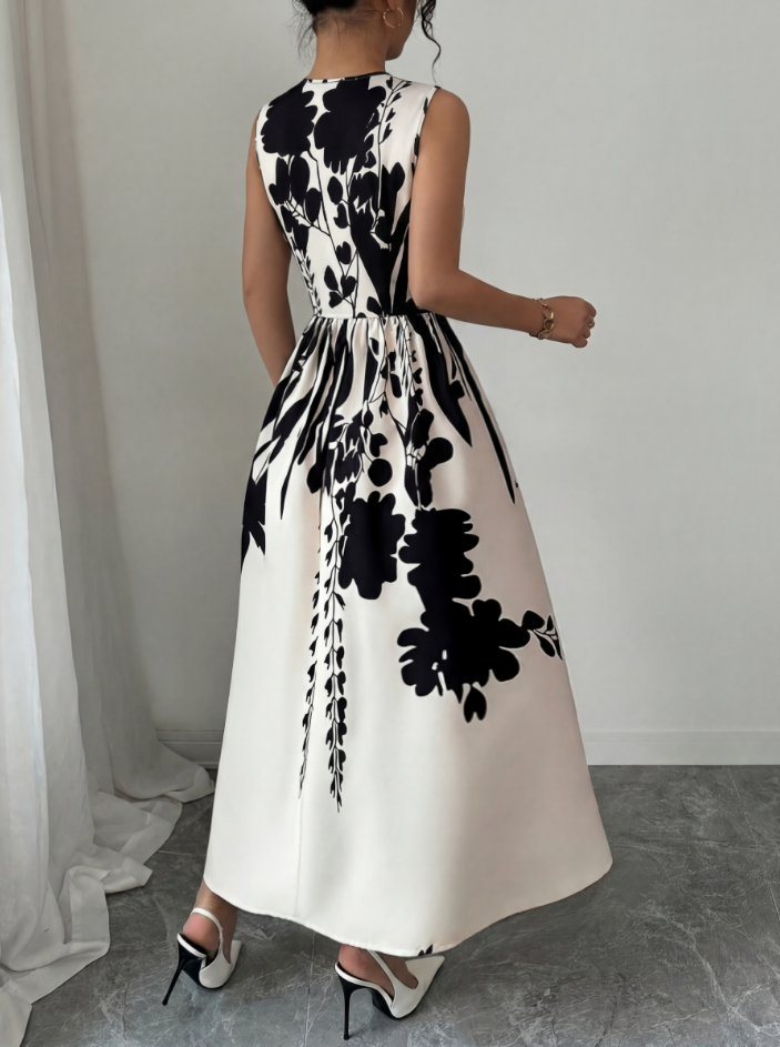 Robe mi-longue élégante — Confort et style au quotidien - image 3