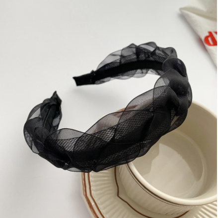 Super Fairy Mesh Headband Female Face Wash Highend Headwear Hairpin  Hair Accessories — foto 4
