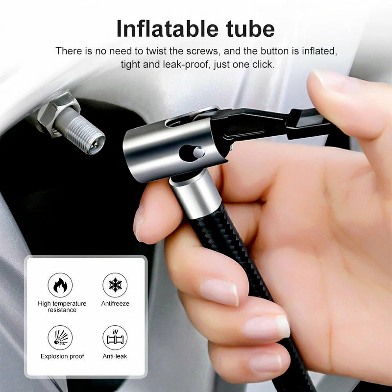 Digital Electric Car Tyre Inflator Pump Portable 150PSI Air Compressor — image 11