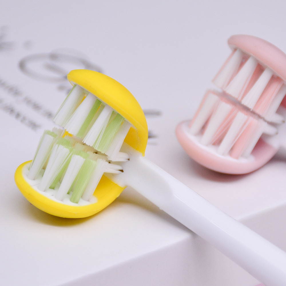 Children's Three Sided U Shaped Wrapped Soft Toothbrush