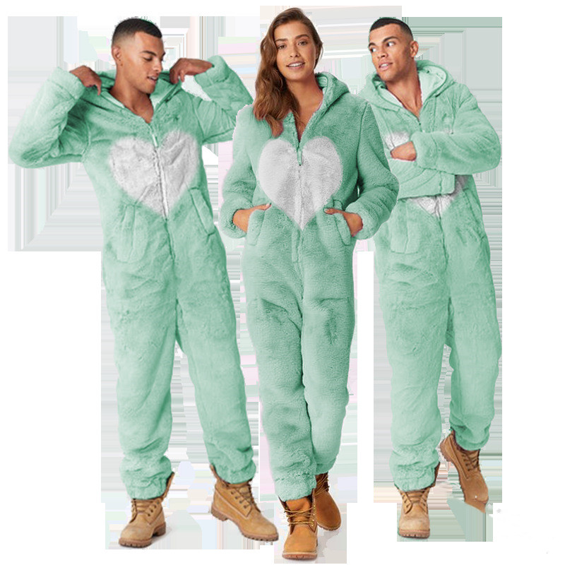 Solid Color Love Printed Casual Home Wear - Image 3