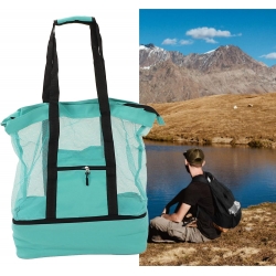 Waterproof Beach Bag With Cooler Compartment - Bags Sandproof For Women, Pool — image 3
