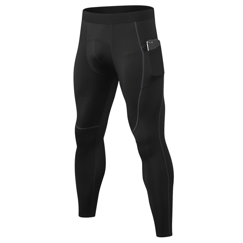 Title 4, PRO-tights voor heren met zakken Fitnesstraining