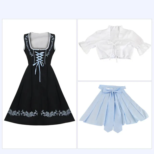 Halloween Costume Beer Festival Dress Black - Shop at LoveMi