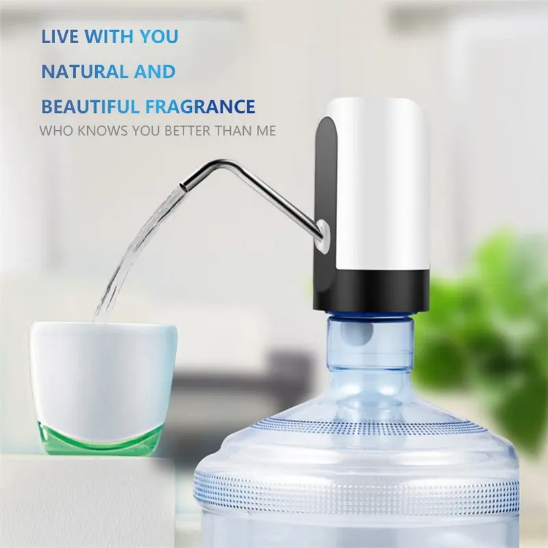 Automatic Electric Drinking Water Bottle Pumps USB Charging