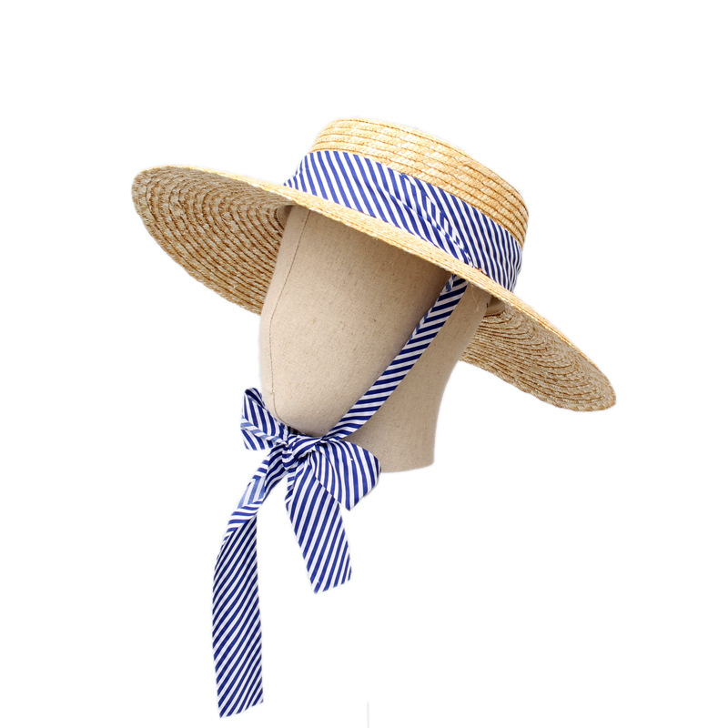 Women's Fashion Personality Ribbon Bow Straw Hat