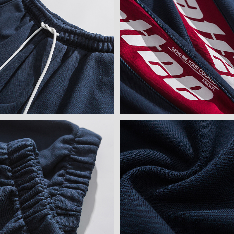 High Street Pants Loose-fitting Straight Leg Casual Trousers Basketball