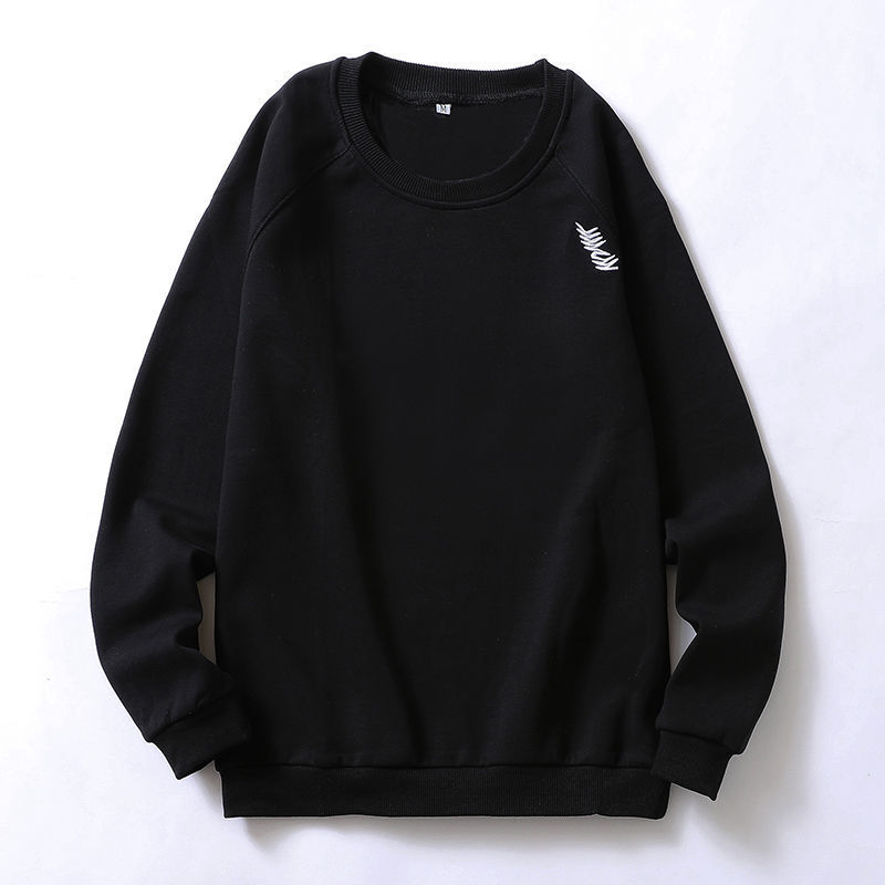 Men's Plus Velvet Padded Round Neck Bottoming Shirt Tide