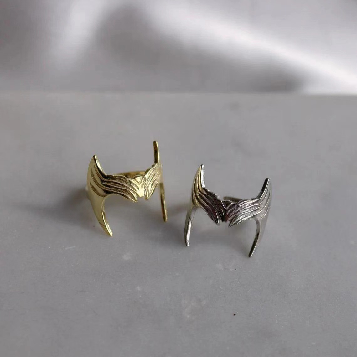 Bague Cornes — vue 3