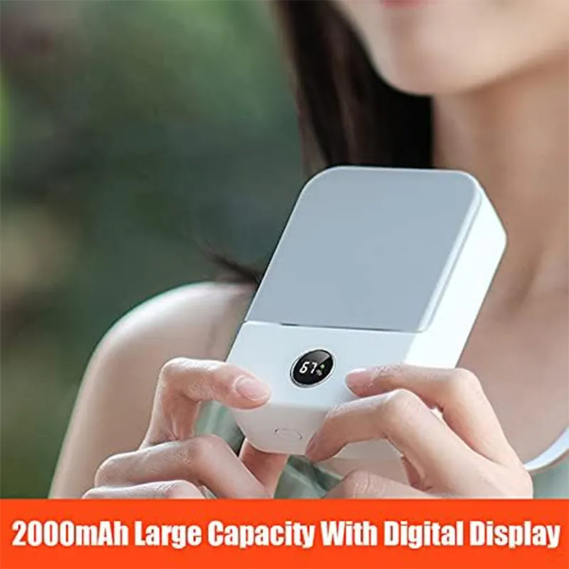 Lazy Person Hanging Neck Fan USB Charging
