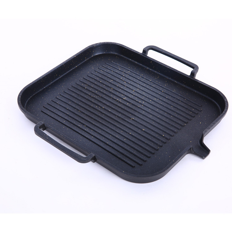 Title 3, Square BBQ Plate Teppanyaki Smokeless Non-stick...