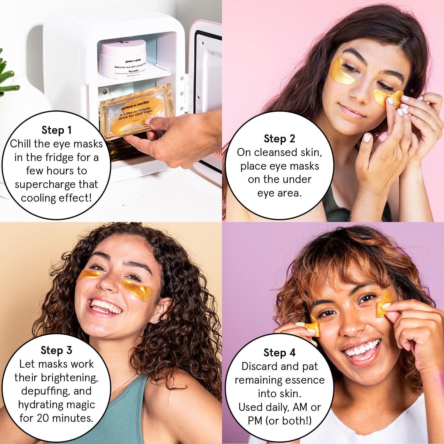 Gold Gel Eye Mask 24pcs — foto 3