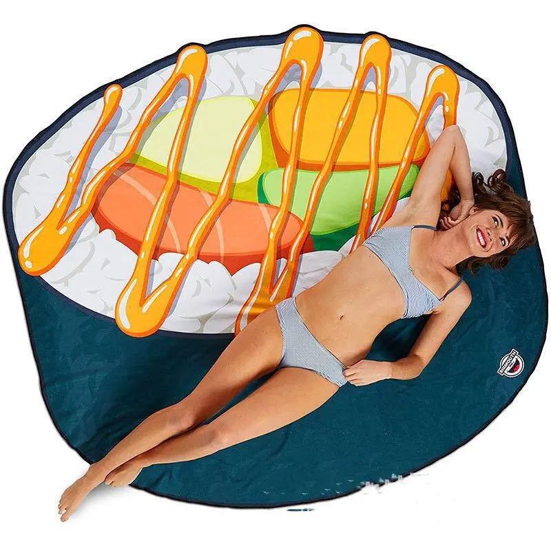 Water-absorbent And Quick-drying Beach Towel Printing Swimming