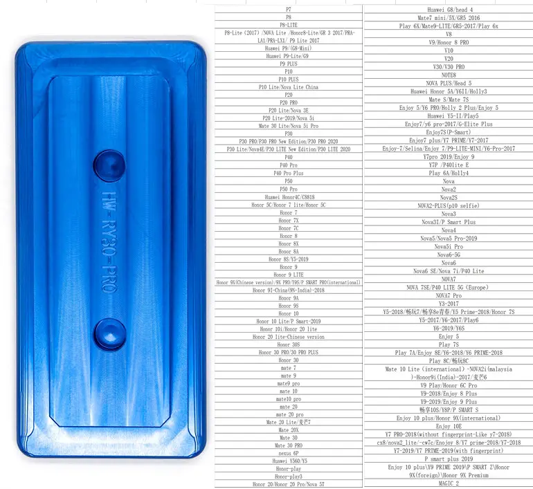Printing Mold for 3D Mobile Phone Case