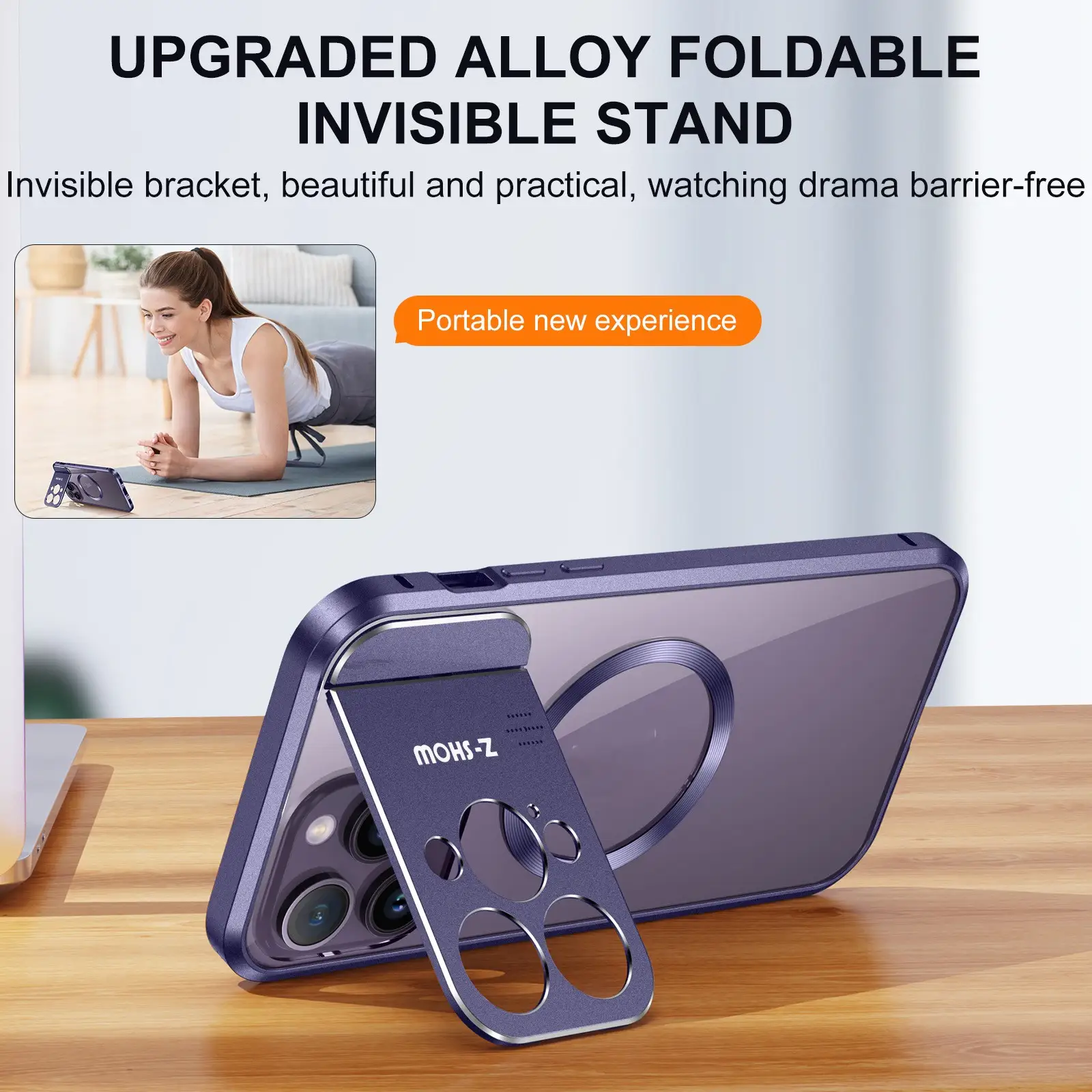 Aromatherapy Bracket Magnetic Metal Phone Case