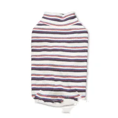 Autumn And Winter Pet Clothes Striped Waffle Home Long-sleeved Dogs And Cats Comfortable Home Inside - Curry Apricot - View 1