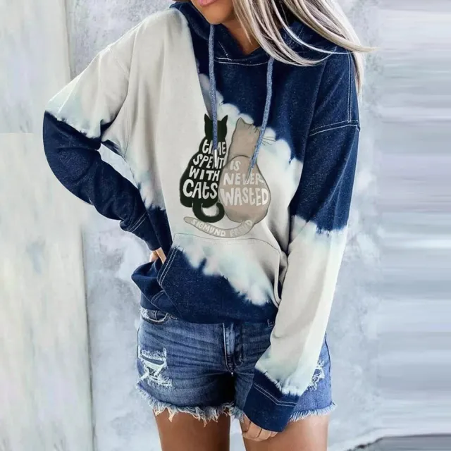 Korean style graffiti solid color loose pullover sweater B M - Shop at LoveMi