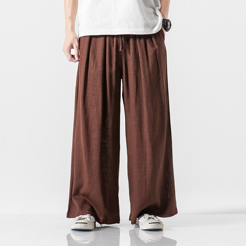 Title 6, Mens loose cotton and linen casual pants. Expe...