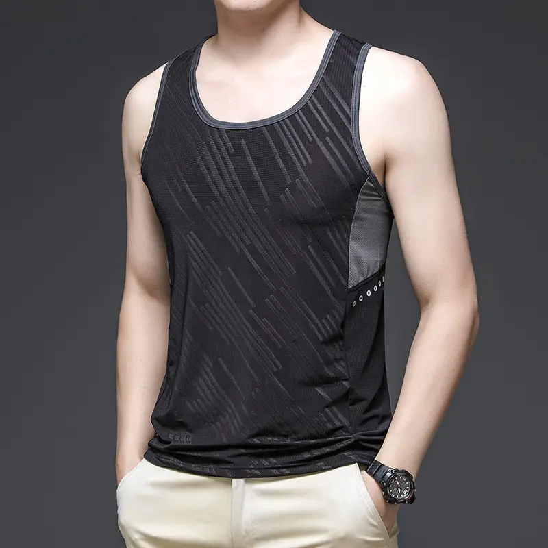 Summer Men's Vest Fashionable Sleeveless T-shirt