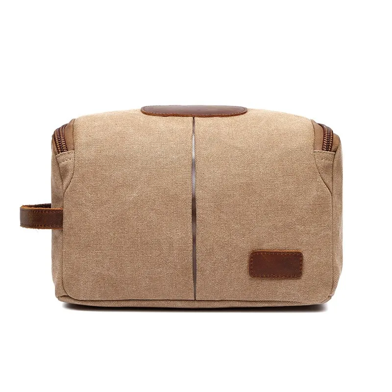 Versatile Travel Portable Makeup Bag - Khaki