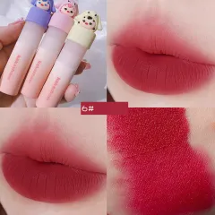 Women's Cute Cute Velvet Matte Not Easy To Stick Lip Glaze - 6 Wine Stained Cherry - View 1