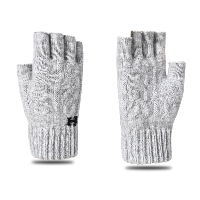 Title 5, Warm-keeping And Cold-proof Half Finger Adult A...