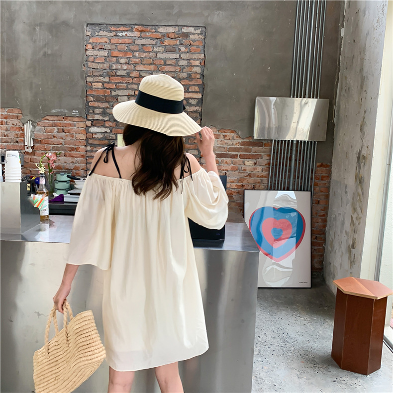 Parent-child Mother Women's One-piece Shoulder Strap Dress