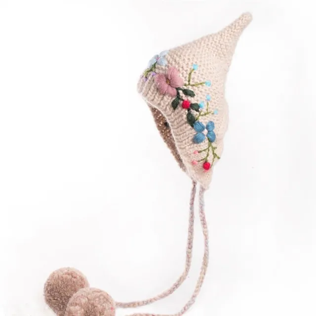 Winter Knitted Witch Big Woolen Hat - Shop at LoveMi
