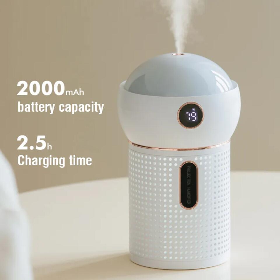 Title 9, New Projection Night Light Air Humidifier Aroma...