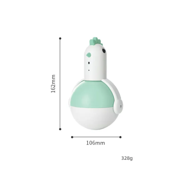 Electric Cat Toy Chicken Glass Laser Sound Cat Toy Green - Shop at LoveMi