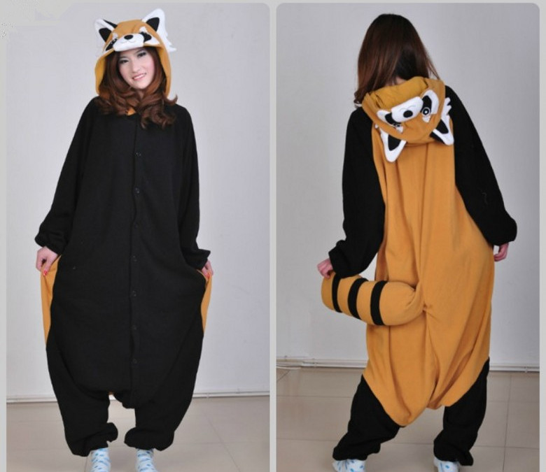 Title 4, Animal One-piece Pajamas Love Apartment Brown B...