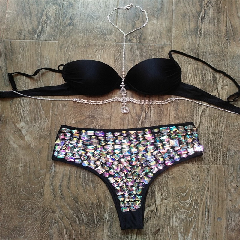 Title 7, High waist diamond swimsuit