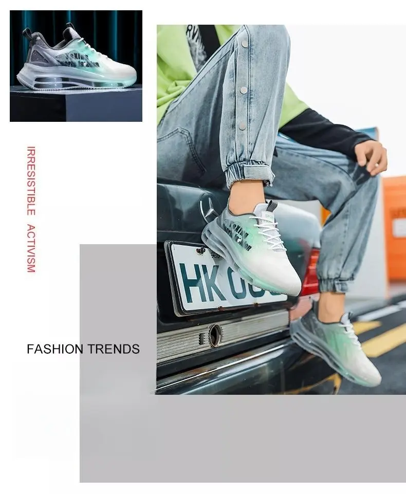New Trendy All-match Sports And Leisure Running Men's Heightened Daddy Shoes