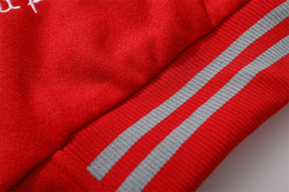 Five-pointed Star Flocking Embroidered Baseball Uniform Men