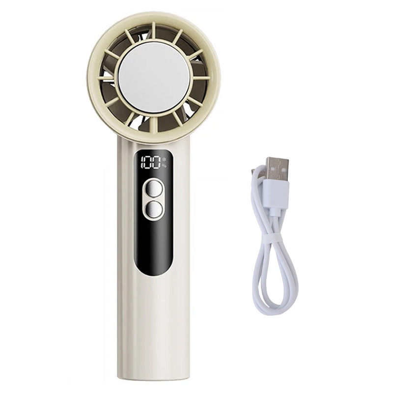 USB Handheld Fan Rechargeable Portable Mini Hand Held Small Fans Cooler