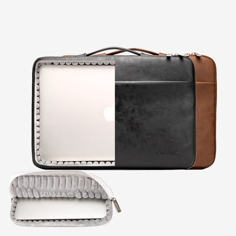 Leather Laptop Bag With Portable Liner — foto 9