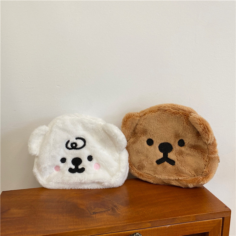 Title 2, Warm Cute Plush Bear Mini Doll Coin Purse Stora...