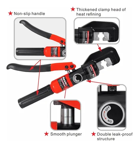 Hydraulic Crimping Pliers For Electrical Connectors 4mm To 70mm