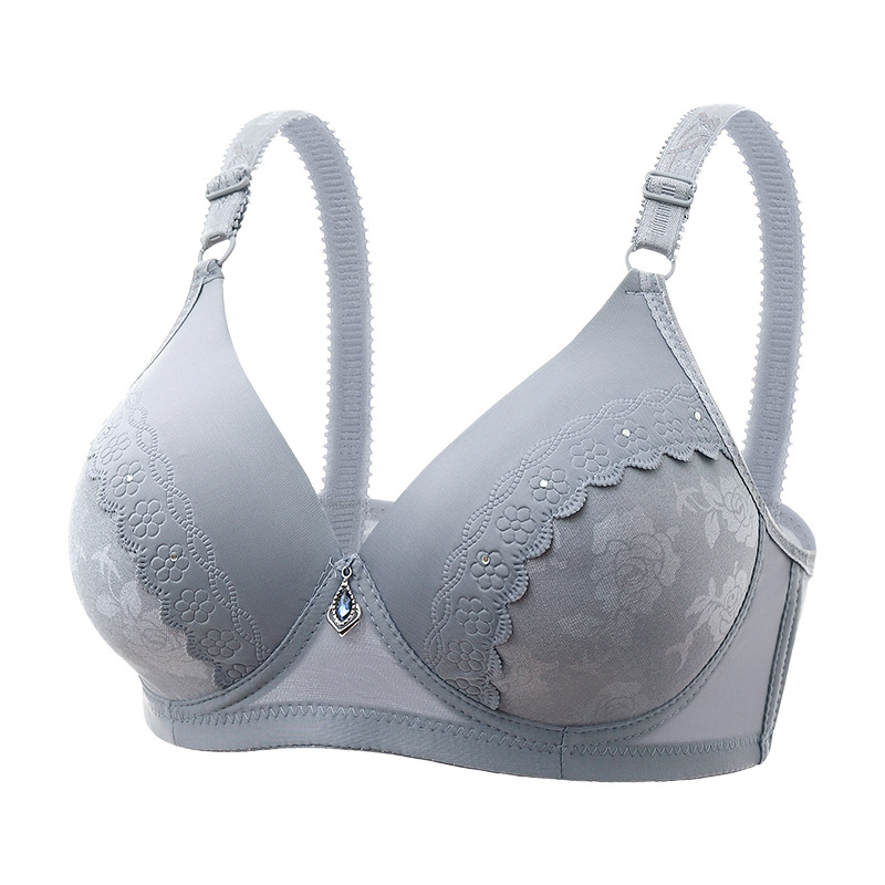 Title 8, Lace Jacquard Comfortable Thin Bra