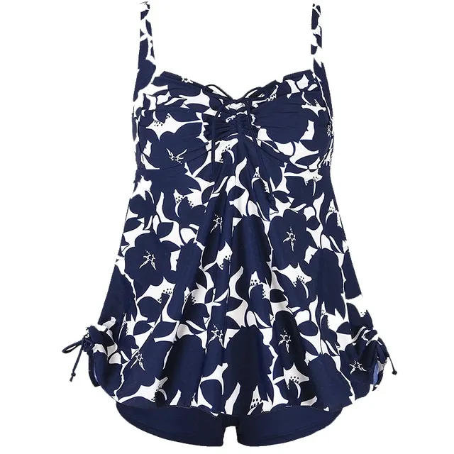 Big Plus Size Sexy Women Swimwear Swim Bathing Suit - Leaf-6Xl