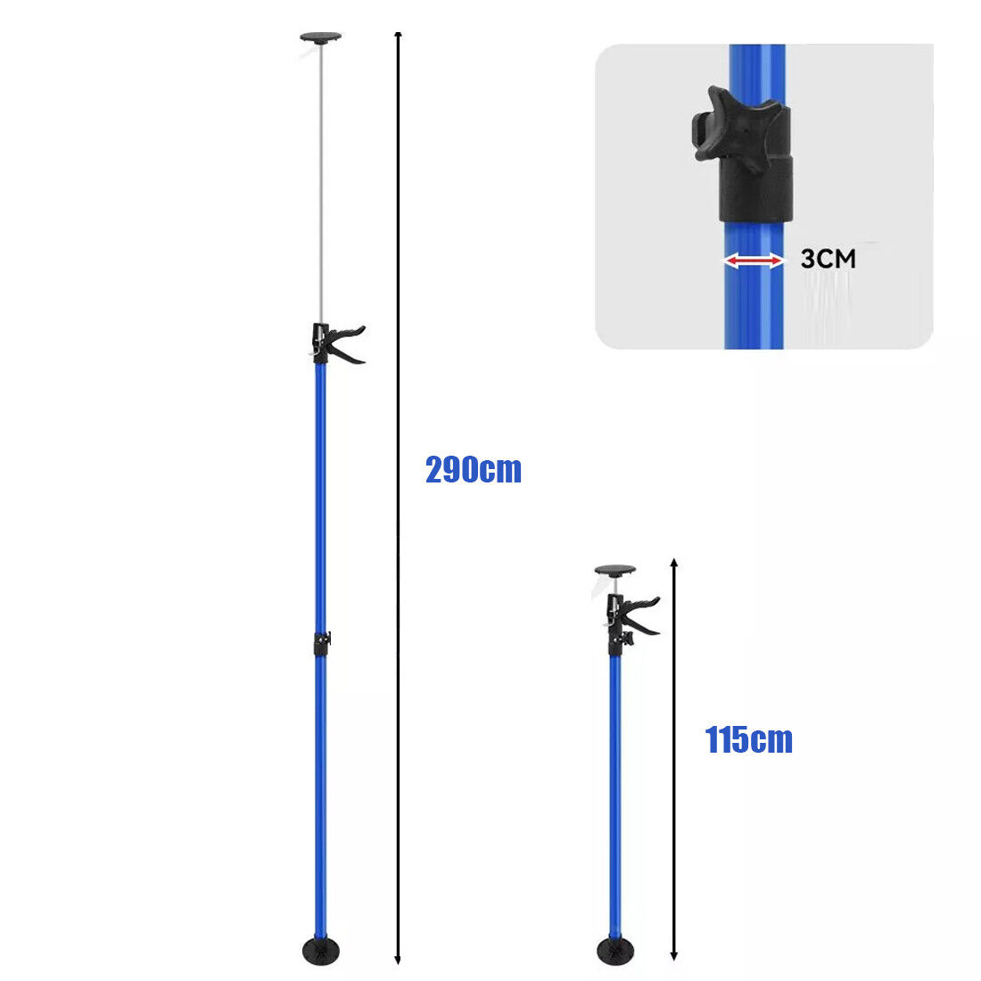 NEW 2PC Adjustable Drywall Plasterboard Builder Ceiling Easy Support Props — image 10