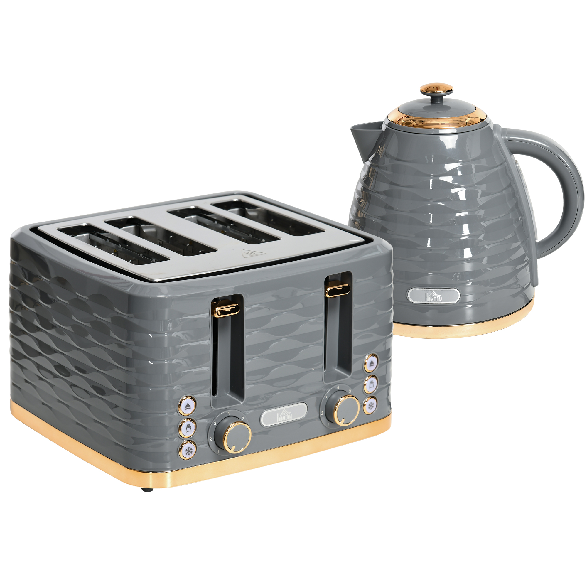 3 KW Fast Boiling Honeycomb Water Bottle - Grey