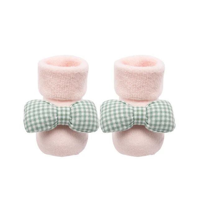 Christmas Non slip Dotted Rubber Floor Socks Bow - Shop at LoveMi