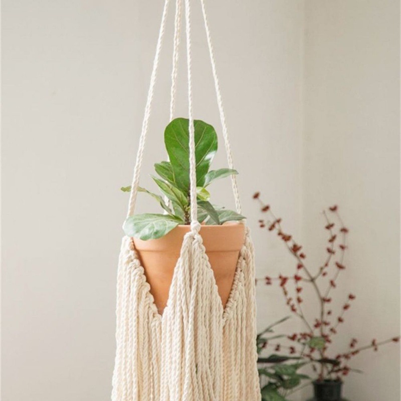 Woven Hanging Plant Holder