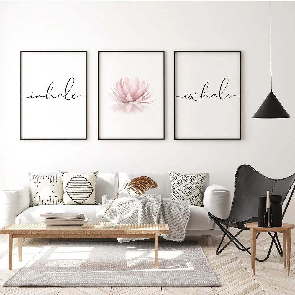 Scandinavian Wall Painting Modern Canvas Home