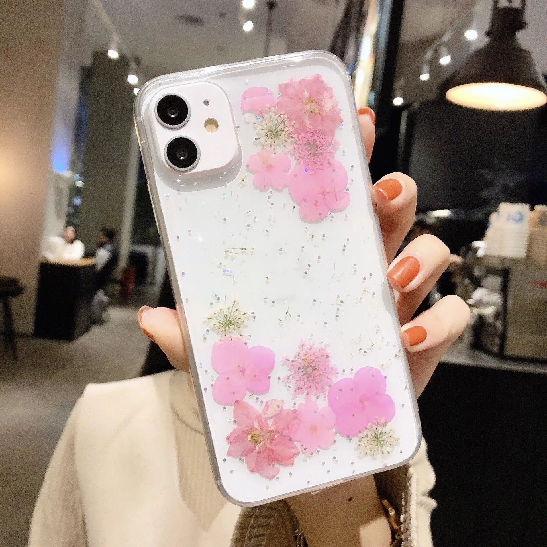 Epoxy Dried Flower Immortal Flower Mobile Phone Case