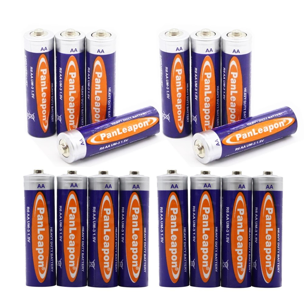 8 Or 16 X AA Zinc Carbon Batteries R06 MN1500 1.5V Long Lasting Battery