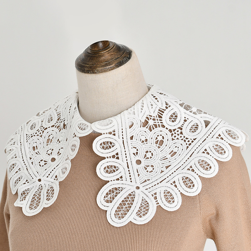 New Product Bust Collar Chiffon Inner Base Sweater