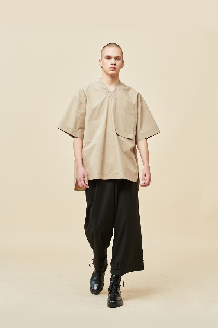Men's Loose Fitting Solid Color Small Foot Wide Leg Pants